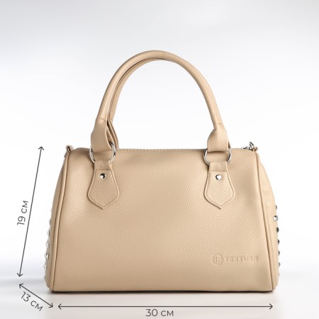 Women's bag Textura, bag, medium size, beige color-1