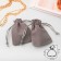 Velvet bag "Classics", 6 × 8, color gray color