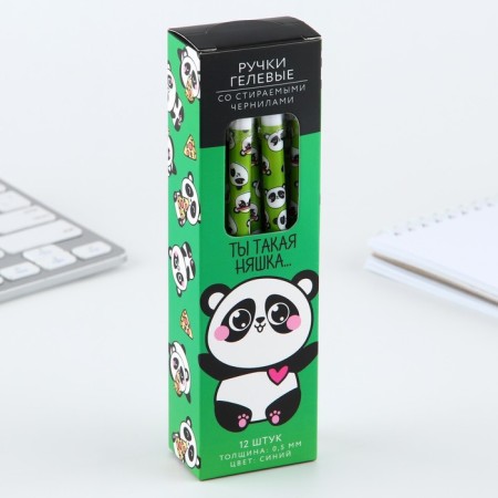PEL WRITE WASE BLUE BLUE PASA 0.5 mm with cap "Panda"-6
