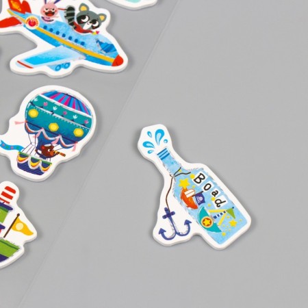 Stickers for creativity Paper "A Go to Adventures" 15x30 cm-2