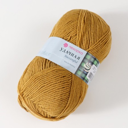 Yarn "Successful" 50% wool, 50% acrylic 250m/100g (447-gorchitsa)-1