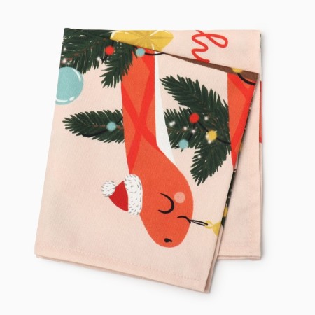 Kitchen towel: New Year "Ethel" miracles 40x70 cm, 100% hl, sarzha 190 g/m2-6
