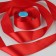 Satin tape, 50 mm × 33 ± 2 m, color red No. 026