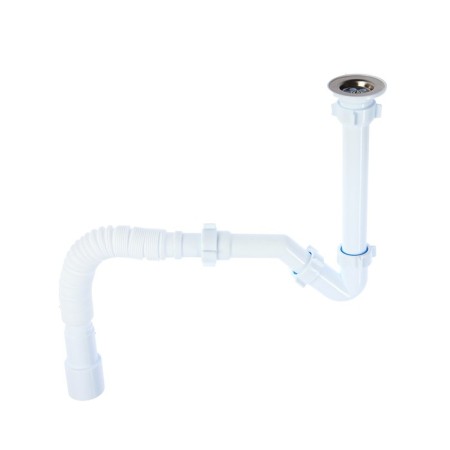 Siphon "Ani Plast" BD1016, 1 1/4 "x 32 mm, 32 x 32/50 mm, for bidet, with pipe