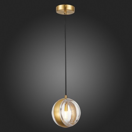 STL LUCE Sus. SL1156.303.01. Bala. 1x5 watts, G9, 15x15 cm, brass color-2
