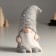 Souvenir Ceramics "Dwarf with a snowflake on the cap, in the gray" 9.7x8x16.2 cm