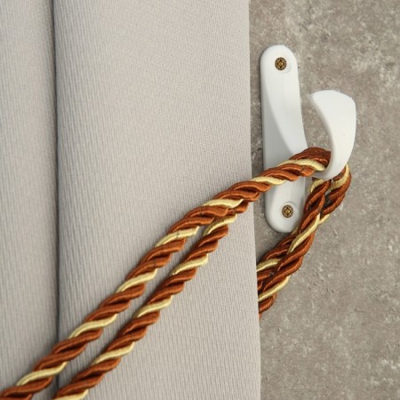 Hook for curtains KS101 CAPPIO, one -rod, white color, 2 pcs-4