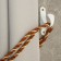 Hook for curtains KS101 CAPPIO, one -rod, white color, 2 pcs