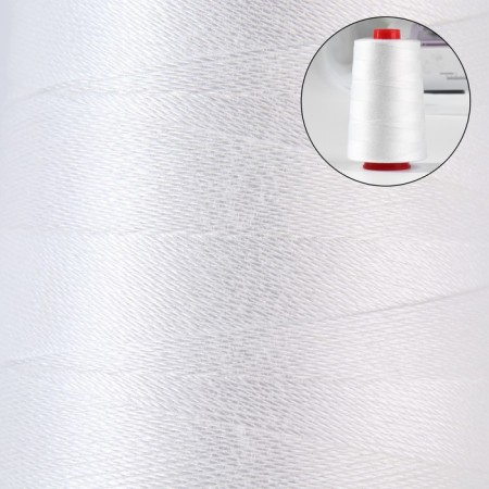 Suggling threads "Economy", 150 teks, 1000 m, white color-1