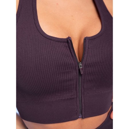 T-shirt-top sports female, size m-l, purple color-2