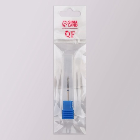 Diamond flame flame d2.5mm 12mm medium grains sin Nasch d/case package QF-5