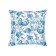 Decorative pillow for zipper Bluebird, size 40x40 cm, blue color