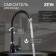 Kitchen mixer Zein Z2630, single -leaf, cartridge ceramics 40 mm, black