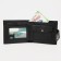 Male purse for magnet, department for bills, for maps, for coins, black color