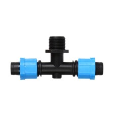 T-shaped connector for drip tape, 1/2 