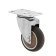 Furniture wheel Cappio d = 62, on the site, rotary, soft move, tpr coating