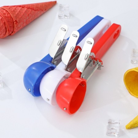 Spoon for ice cream of the “Assistant” shares, 20.5 cm, 50 ml, color mix-3