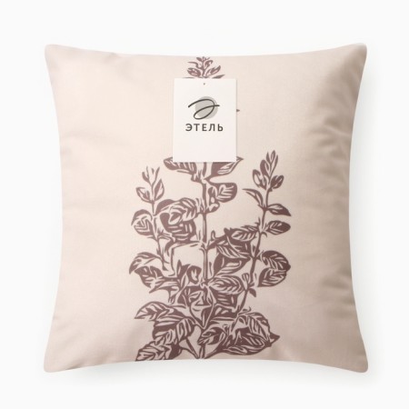 Case on the pillow of Ethel "Botanic" 3 pcs, 40*40 cm, velor 100% p/e-7