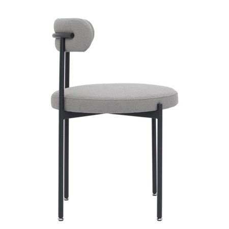 Loter chair, 510 × 510 × 770 mm, Builder, dark gray color-5