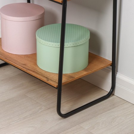 Scandinavia 24 rack, 65 × 38.5 × 147 cm, black color-2
