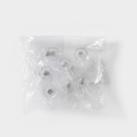 A transparent -based holder, wall -mounted, 5.7 × 5.7 cm, 10 pcs-8