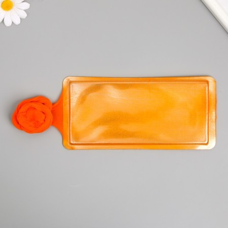 Kapron for flowers single -color "Orange" 50 cm-2