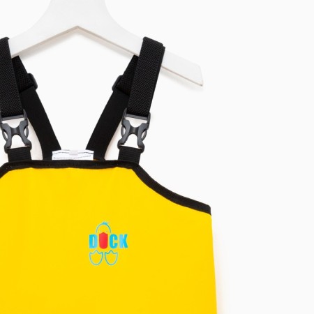 Semi -combine zone for children, waterproof, yellow plain color, height 92-1