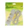Extension cord Luazon Lighting Eco, 3 sockets, 2.7 m, 10 A, 2200 W, PVS 3x0.75 mm2, s/c, white