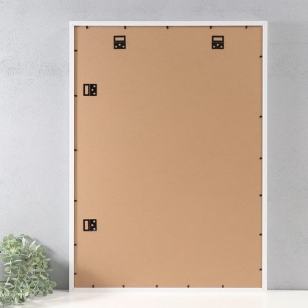 Photo frame MDF "Valerie" 50x70 cm with a pasparte 40x50 cm, white (plastic screen)-3