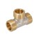 STM tee, 3/4 ", outer thread, nickel -plated brass