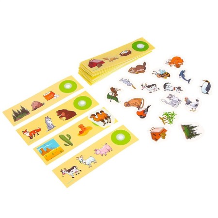 Velcro game "Study animals"-4