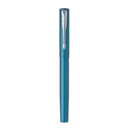 Feature pen Parker Vector XL, Blue Corps, Feather F, Stainless Steel, Gift Box.-2