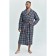 Male "Highlander" robe, dark blue color, size 56