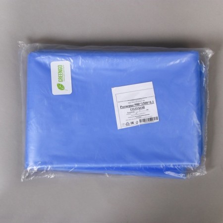 Bag, liner in a barrel, 200 liters, 90 × 150 cm, 100 μm, processing from flowering water, Greengo-2