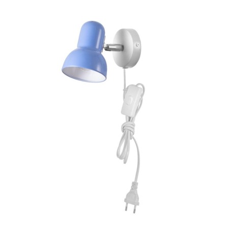 Sconces with the Sevantos wire E27 40W Blue 9x9x14 cm-3