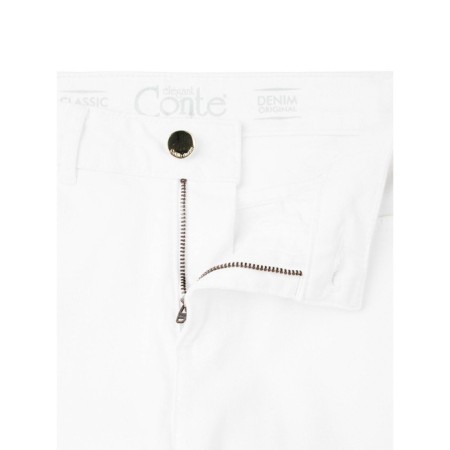 Direct women's jeans with effect "Instant Correction of the abdomen" Conte Elegant, size XL, color white-5