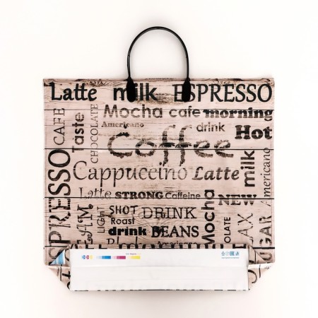 Package "Coffee Break", polyethylene with a plastic pen, 110 μm, 40 x 40 cm-3