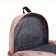 Youth backpack from textiles, 2 parts on lightning, 3 pockets, pink color