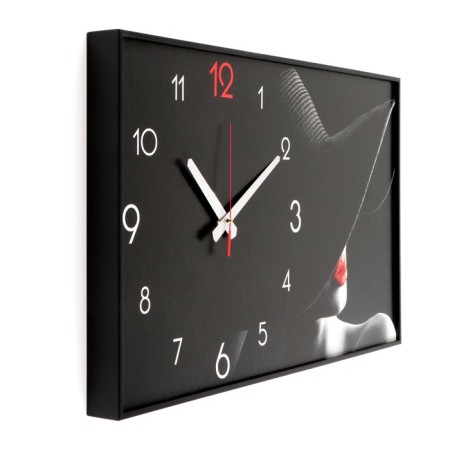 Carty clock is wall-mounted, interior "girl", smooth move, 35 x 57 x 4 cm-1