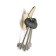 Furniture hook cappio plate, one -rod, color gold