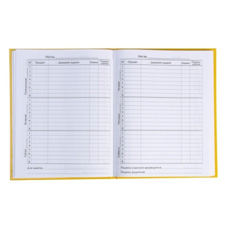 Diary for grades 5-11, Smile, a solid cover 7BC, glossy lamination, 48 sheets-4