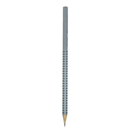 Black-granographic pencil Faber-Castell Grip 2001 B Professional, three-sided case, massage checkers-3