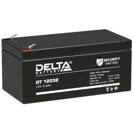 The battery Delta DT 12032 (12V / 3.2AH)