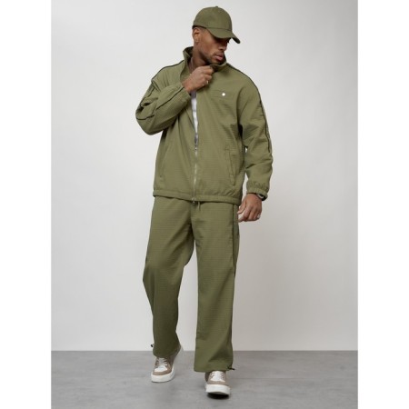 Male tracksuit, size 50, khaki color-11