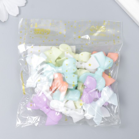 Decor for creativity Plastic "Bowlet Pastel Shades" MIX 0.8x2.4x3.4 cm-3