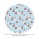 Tables on the table “Once upon a time in the forest”, round, oxford, elastic band, size 120x120 cm, diameter 75-100 cm