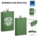 Finding flask "Rybak", stainless steel, gift, army, 240 ml