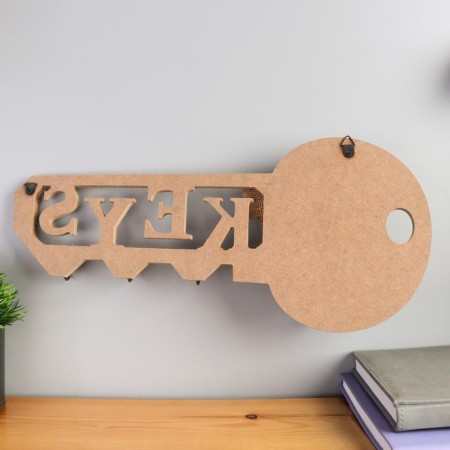 Decorative tree hooks "Key with flower" mix 17.5x39.5x6.5 cm-3