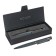 Switching handle, 1.0 mm, BrunovisConti verona, blue rod, metal case Soft Touch Gray, in an eco -leather case