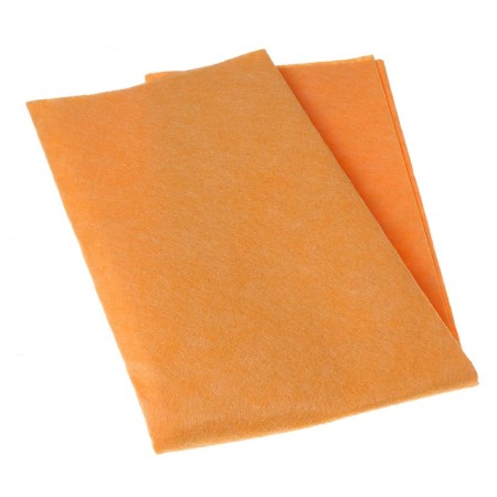 Household napkin for the floor "Universal", 50 × 60 cm, viscose, color orange color